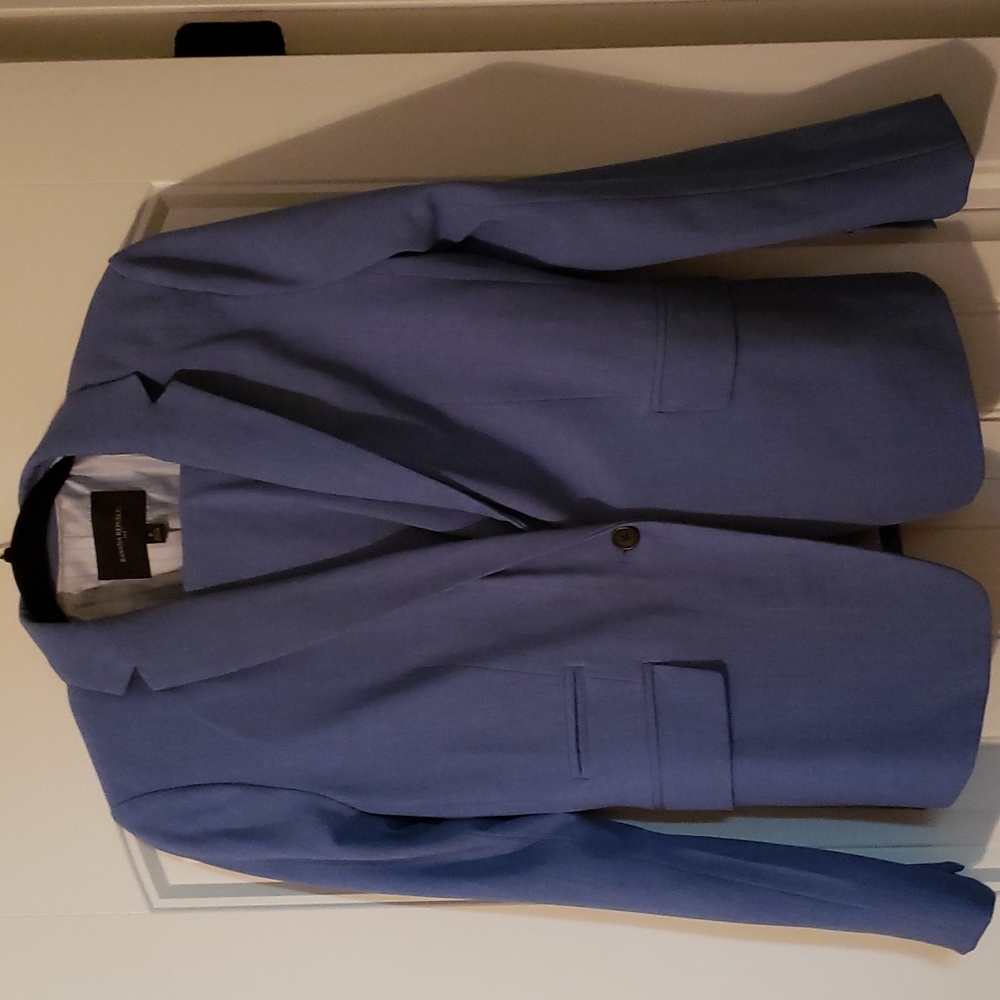 Like New Banana Republic Blue Skirt Suit